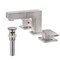 Novatto JAX Widespread 2-Handle Lavatory Faucet in Brushed Nickel with Drain NBF-127BN-PUD - alternate 1
